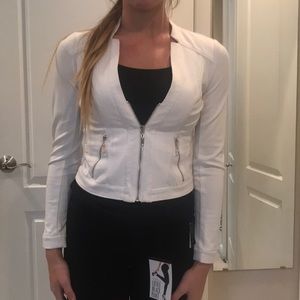 WHBM White Blazer Size 0